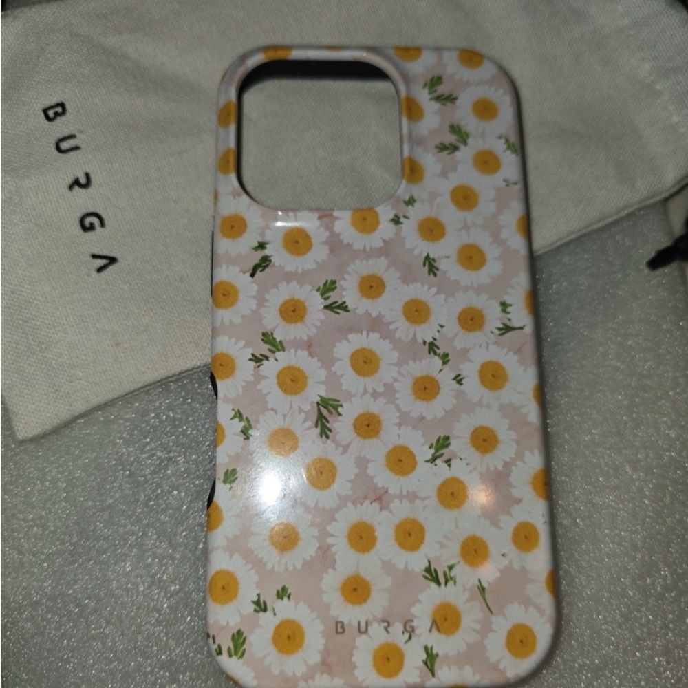 Daisy Floral Phone Case - White and Yellow